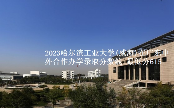 2023哈尔滨工业大学(威海)在广东中外合作办学录取分数线 最低分615