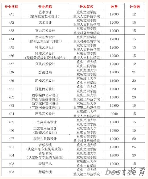 重庆艺术工程职业学院艺术类学费多少钱一年（附各专业收费标准）